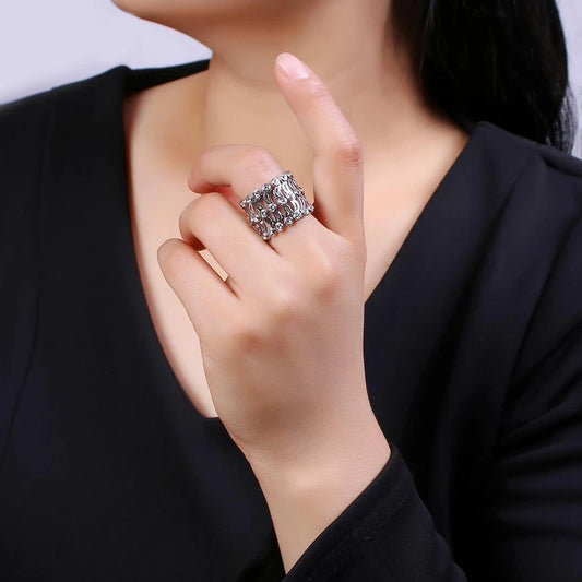 2 in 1 Adjustable Magnetic Lymph Therapy Detox Bracelet Ring