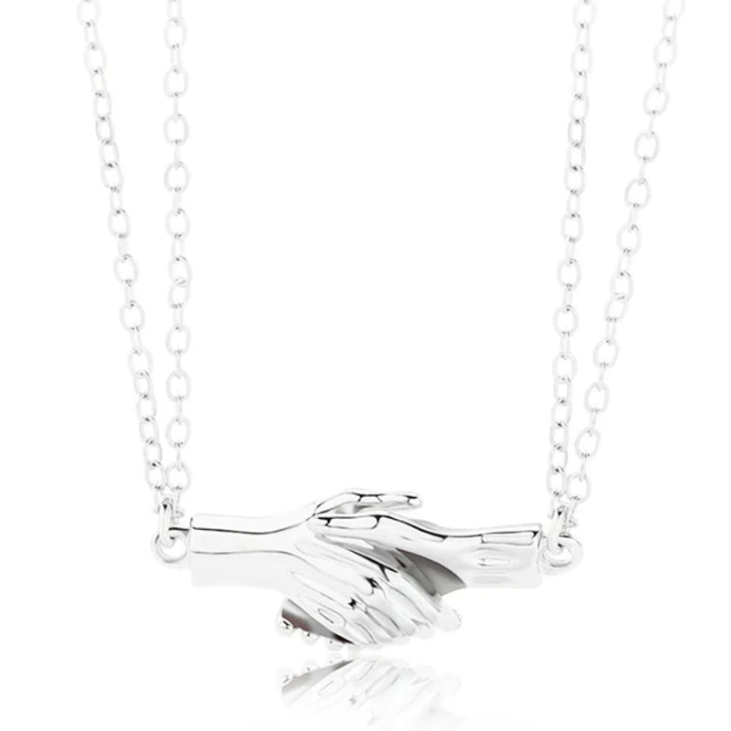 Hold Hands Couple Necklace