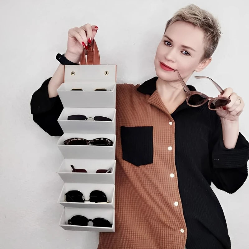 Travel Sunglasses Organizer Case